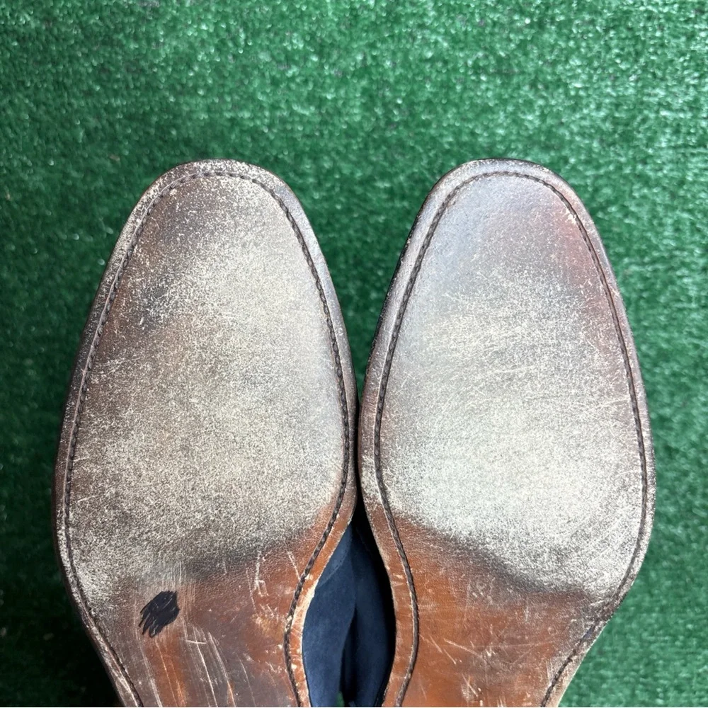 ALFRED SARGENT‎ DARK BLUE MADE IN ENGLAND SLIP ON LOAFERS SIZE US 11 / UK 10